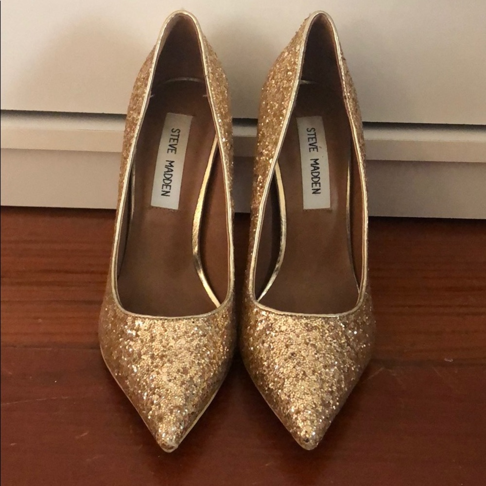 Gold heels